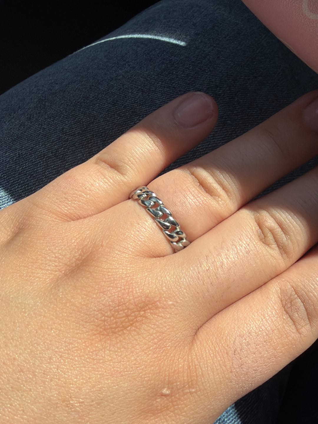 Customer photo review of MINI CUBAN RING