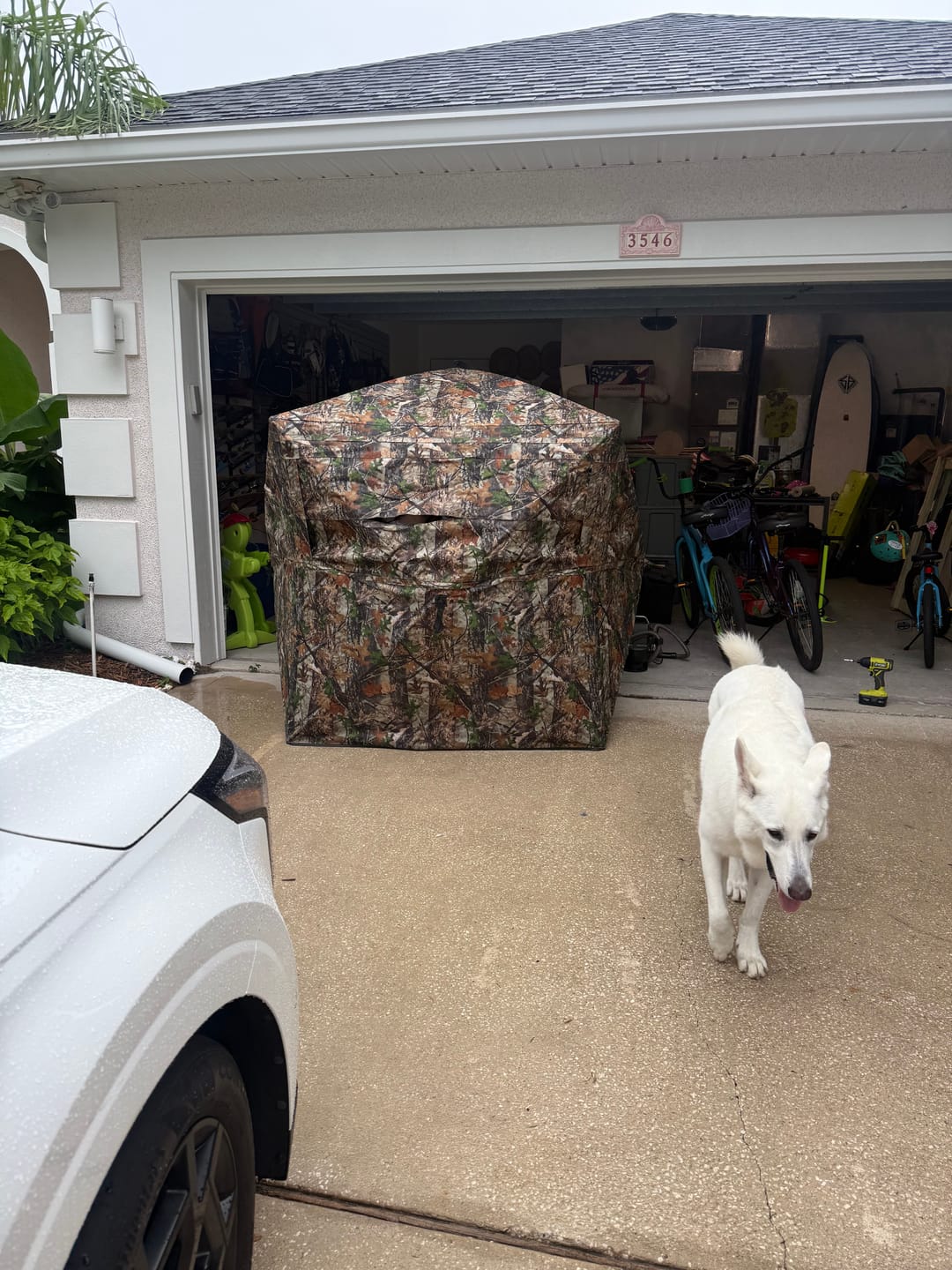 Customer photo review of Vis Series 270 Degree See Through Hunting Blind | Portable 2 3 4 Person Ground Blind | Camo Pop Up Deer Blind for Deer & Hunters