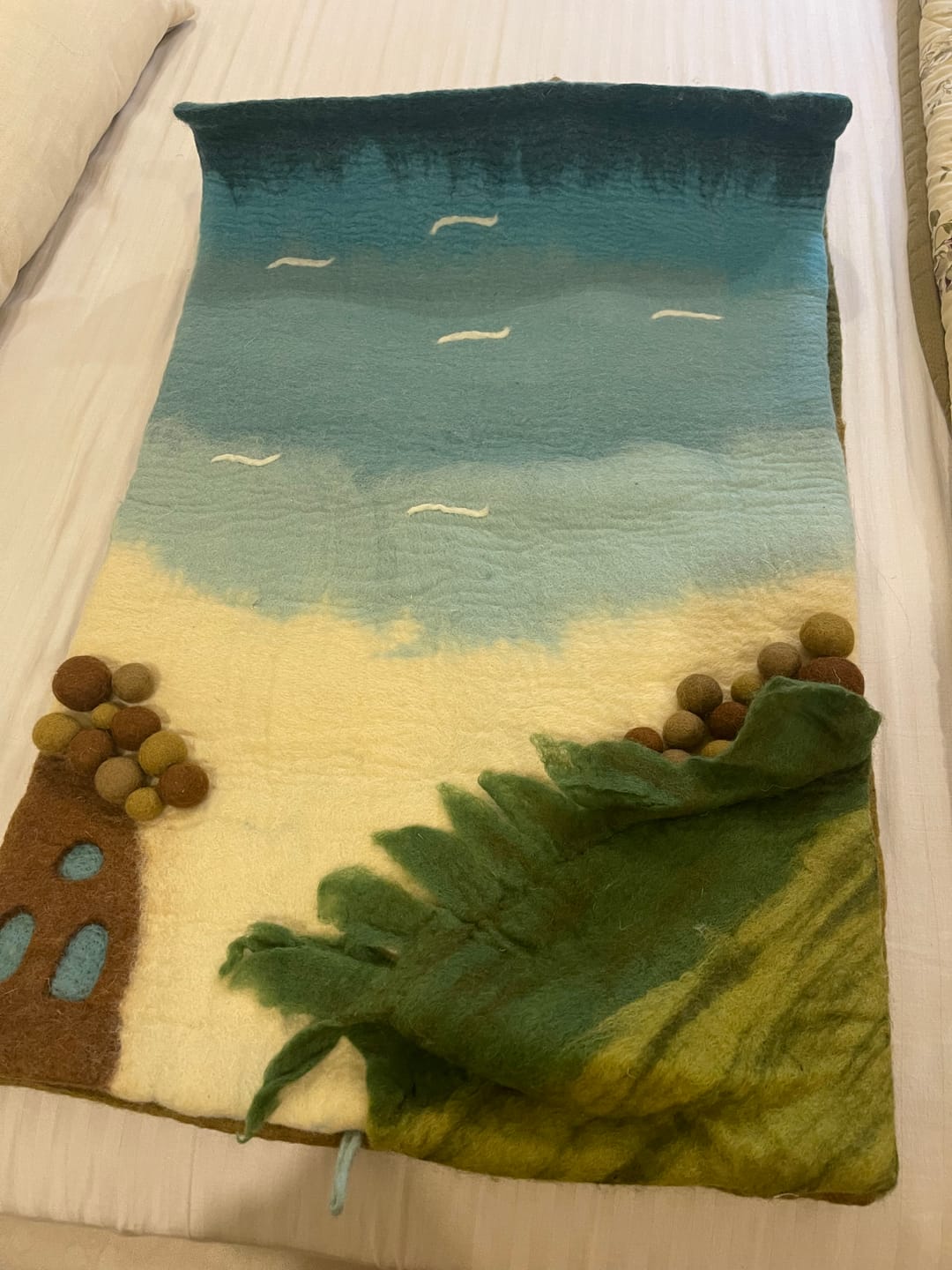 Customer photo review of Large Sea and Rockpool Play Mat Playscape