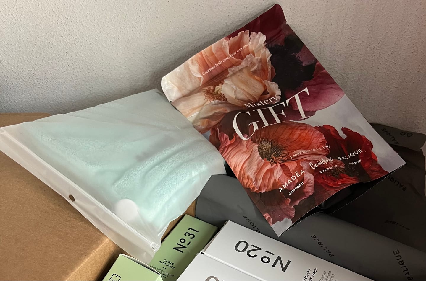 Customer photo review of GIFT - Profumo igienizzante tessuti e ambienti 50ml AMADĒA