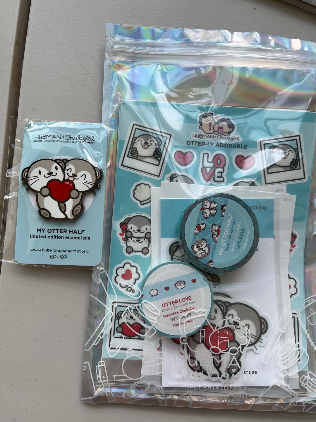 Customer photo review of My Otter Half Bundle