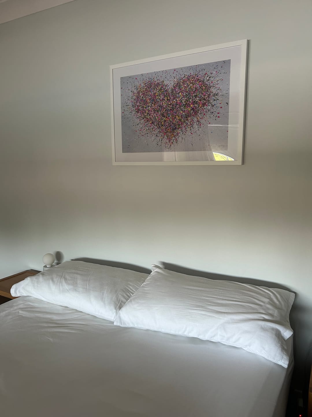 Customer photo review of A Happy Heart Framed Art Print