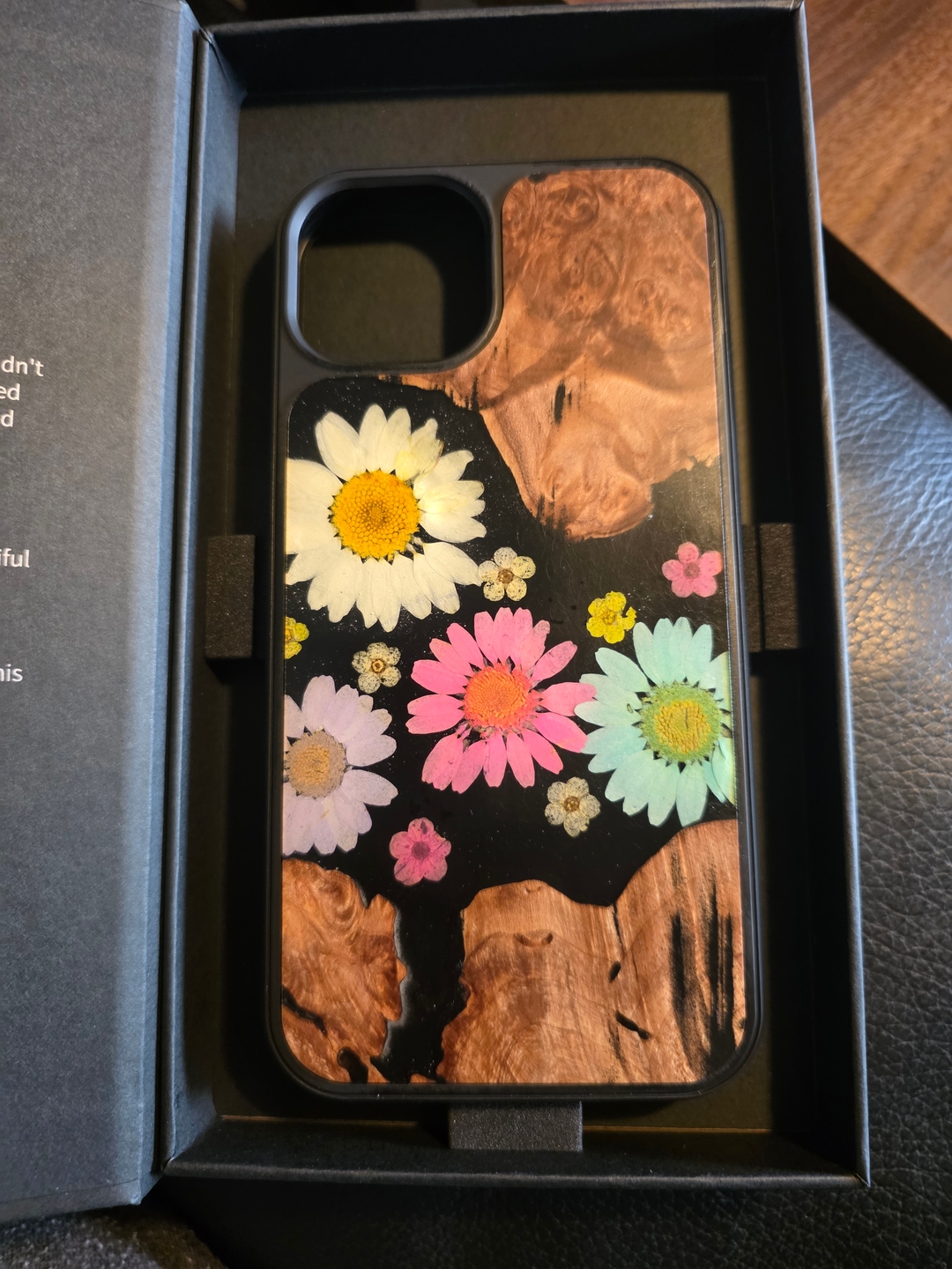 iPhone 13 Wood+Resin Phone Case - Mccoy (Aurora, 617678) - Carved