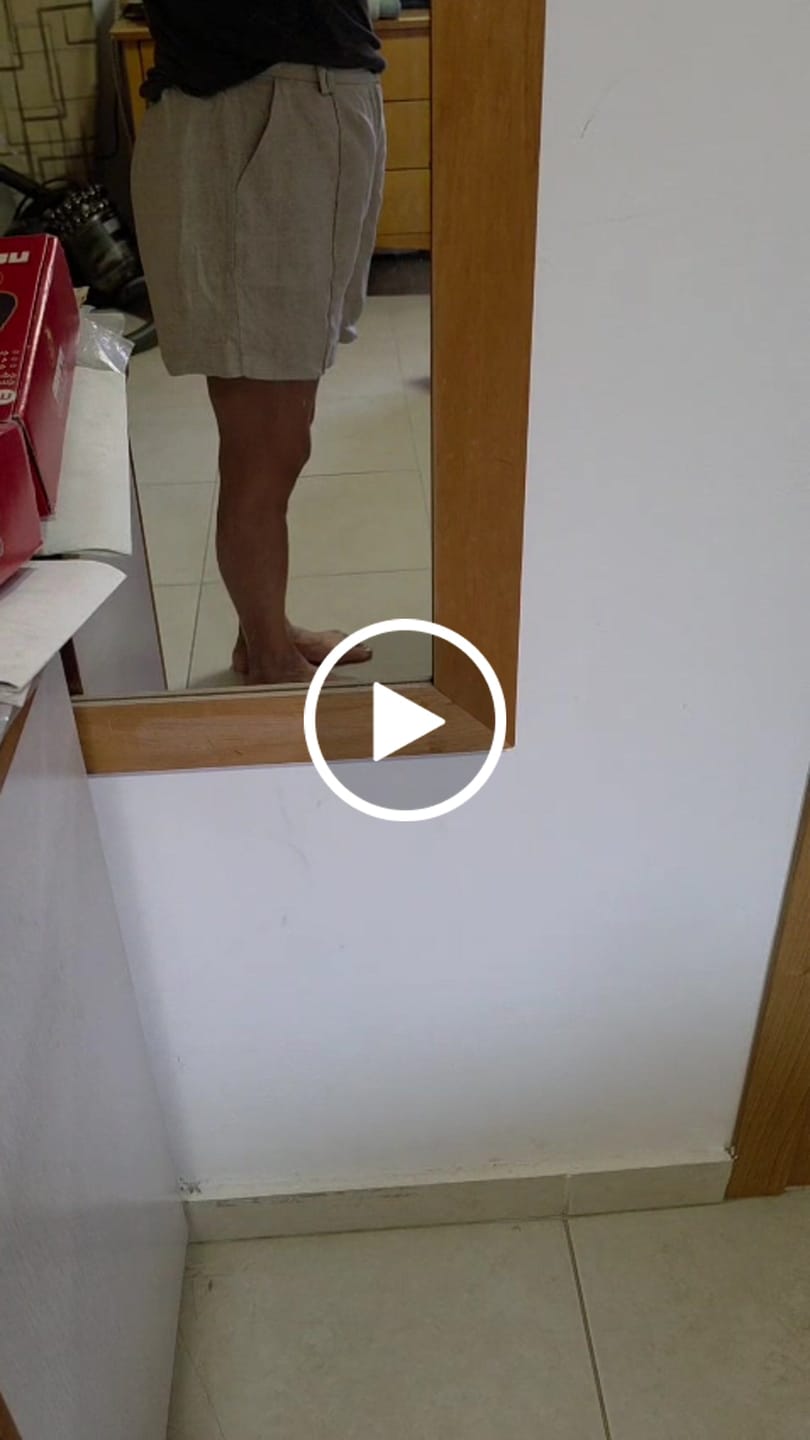 Customer video review of ברמודת פשתן לונה בז'