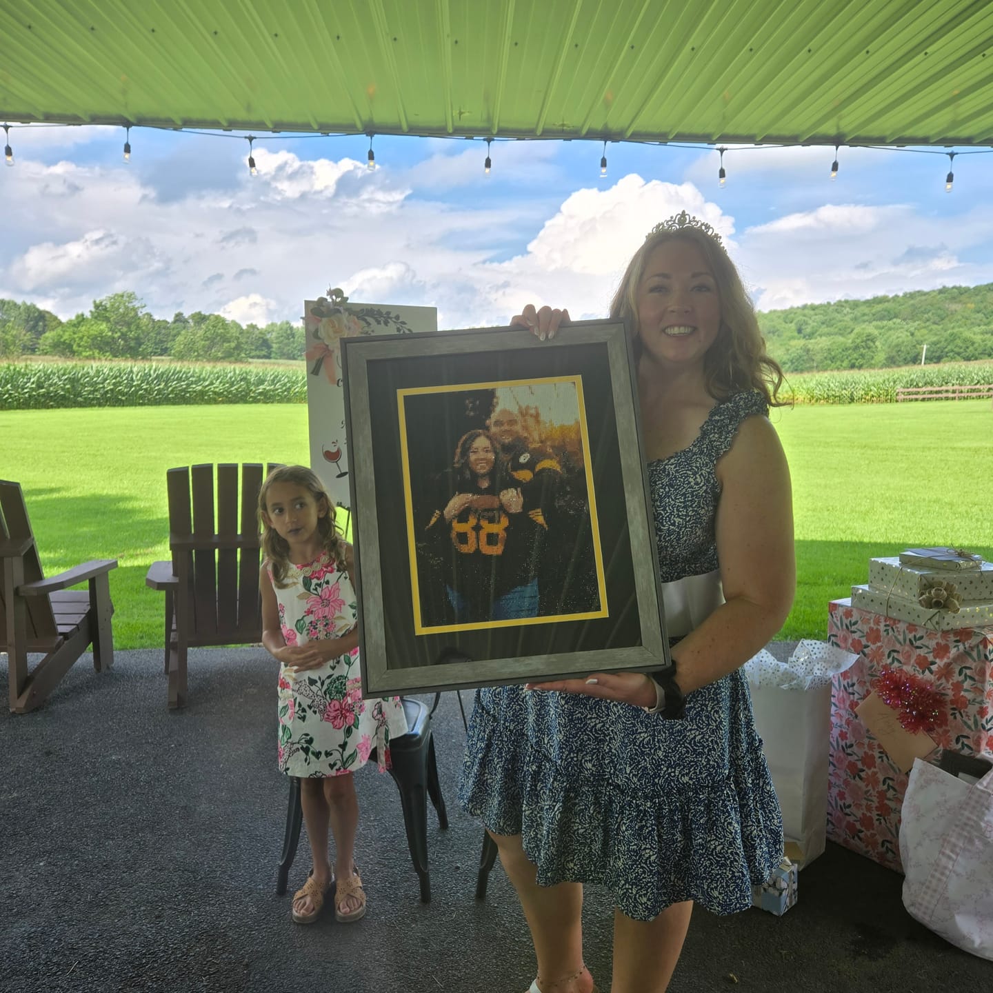 Customer photo review of Custom Diamond Painting Kit