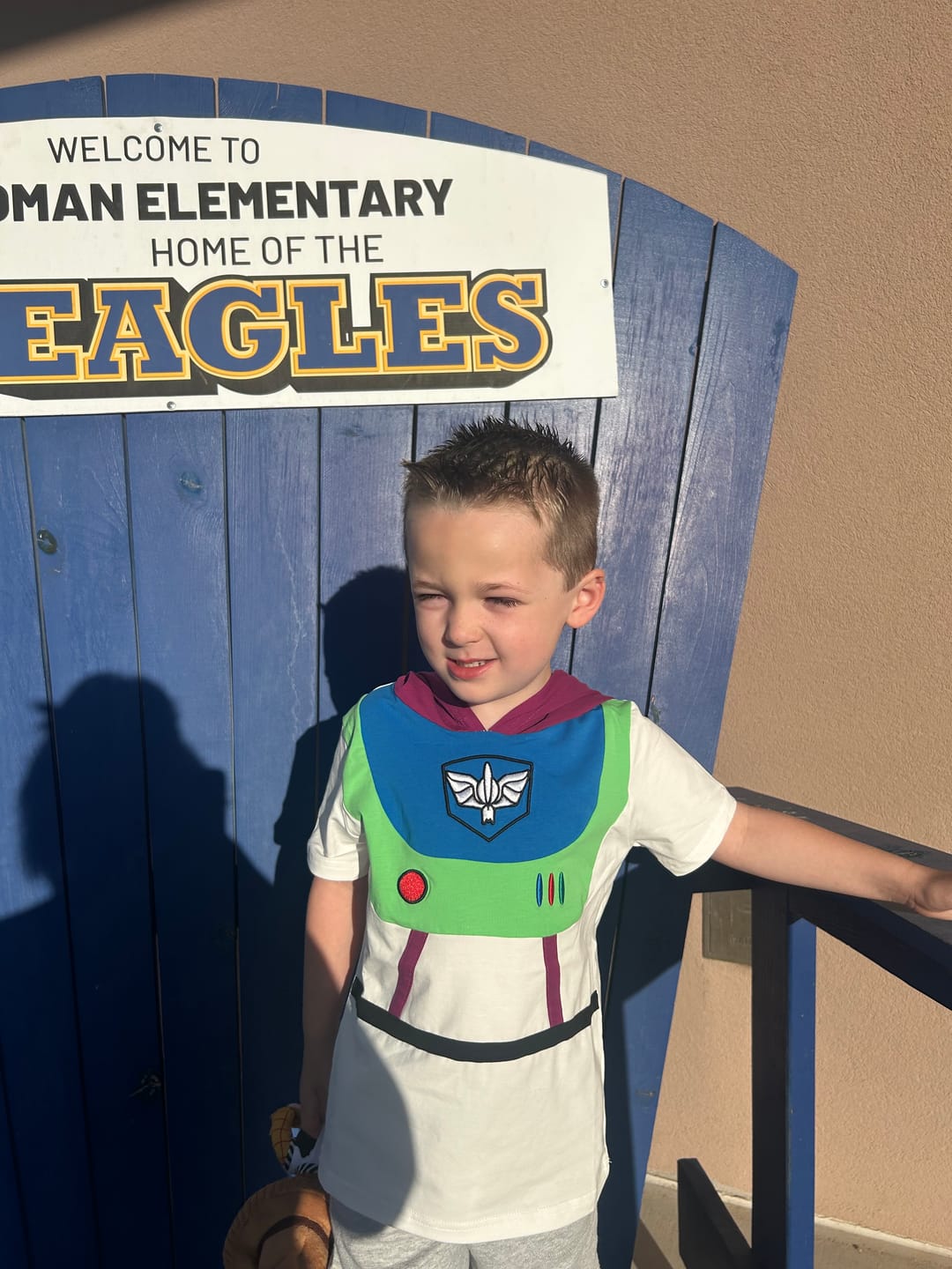 Customer photo review of Boys Space Hero Shirt