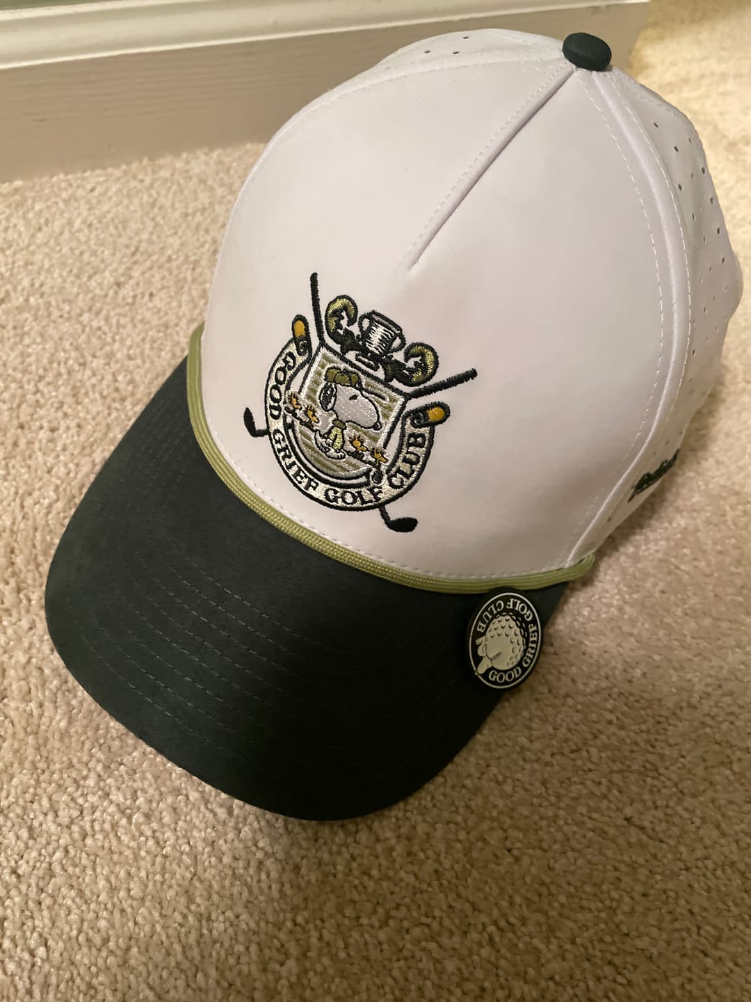 Customer photo review of Peanuts Clubhouse Crest Hat