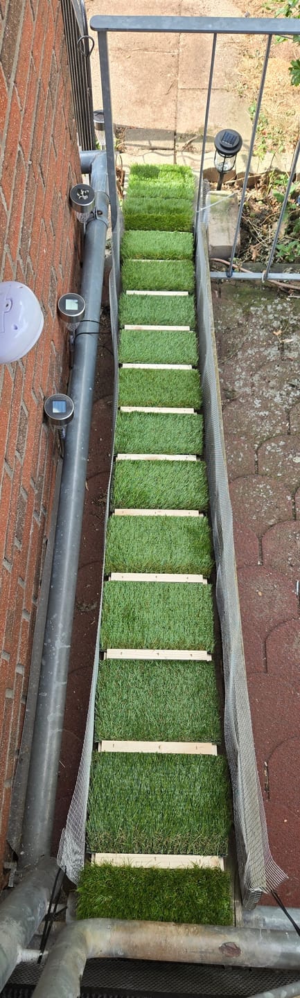 Customer photo review of Elmato Katzentreppe naturbelassen 1-4 Meter, verschiedene Größen