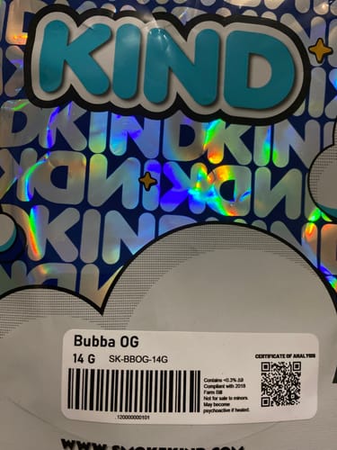 Bubba OG - 14 Grams - Indica photo review