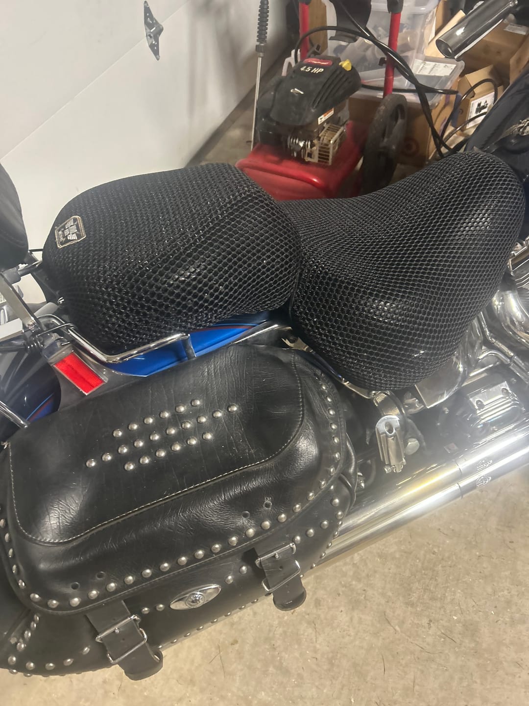 Customer photo review of Wind Rider Seat Cover