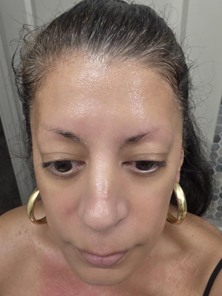 Customer photo review of Korean Silk Collagen Ampoule