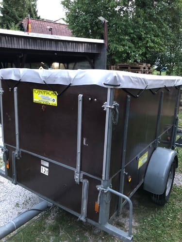 Customer photo review of Anhänger Flachplane 258 x 136 x 8 cm