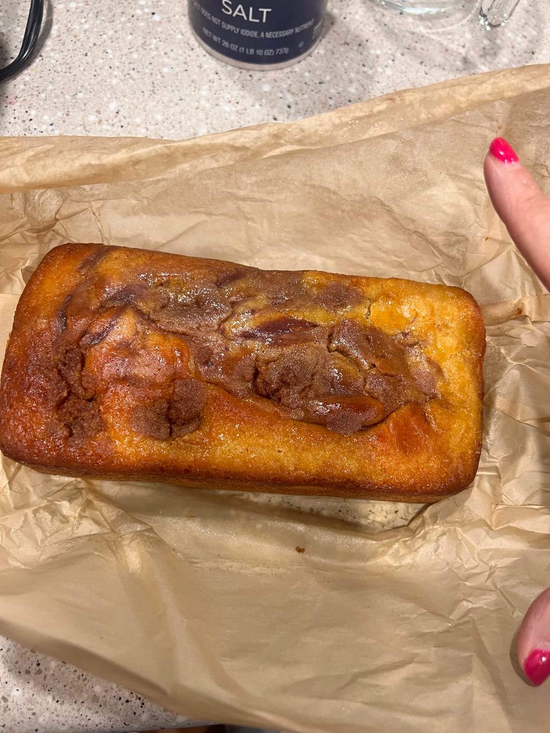 Customer photo review of August Artisan Low Carb Gluten Free Pound Cake