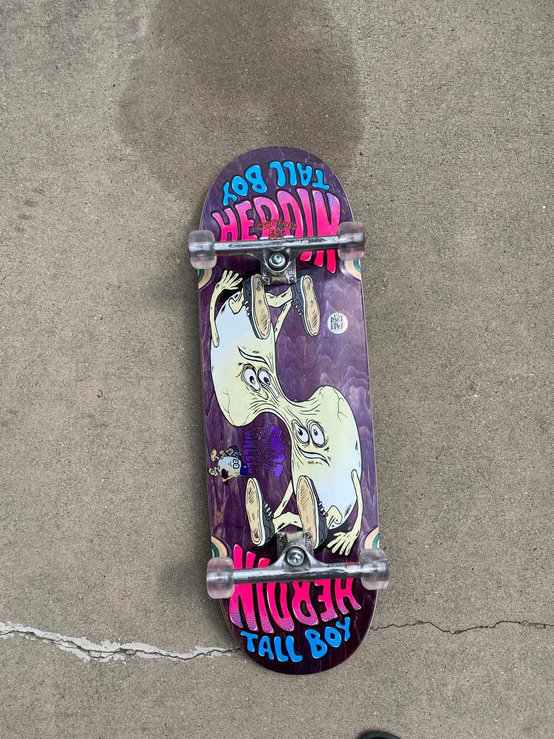 Customer photo review of HEROIN MERGED TALL BOY DECK 10.25