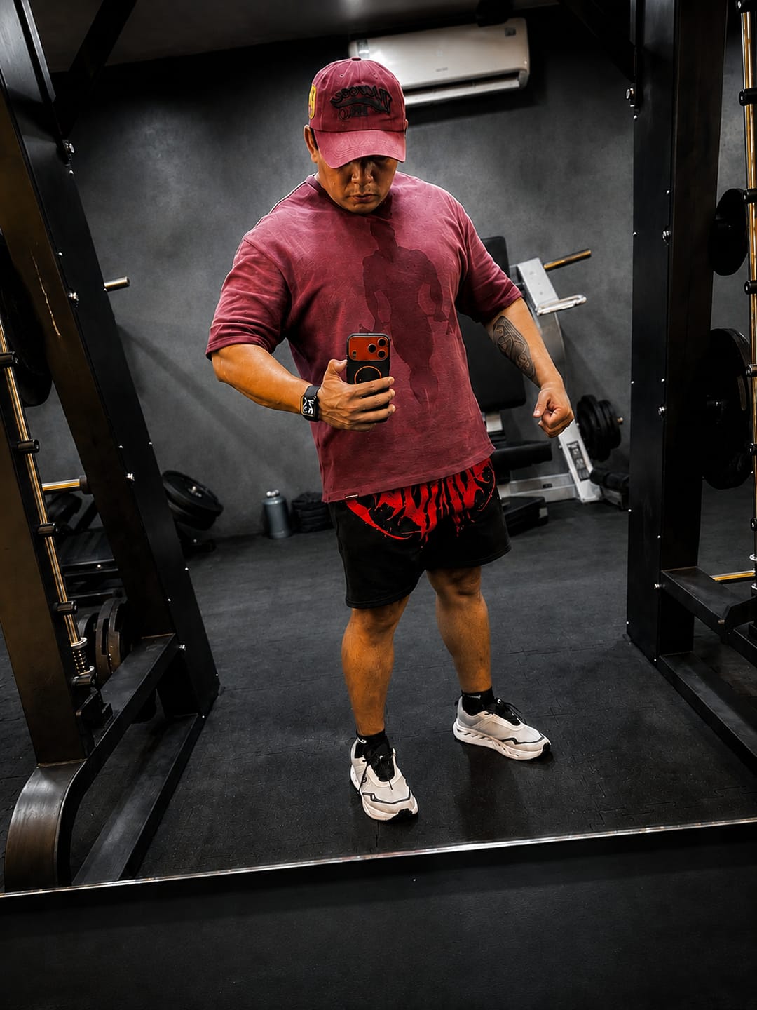 Customer photo review of 4285 - Gold's Iron Legacy Shadow Tees