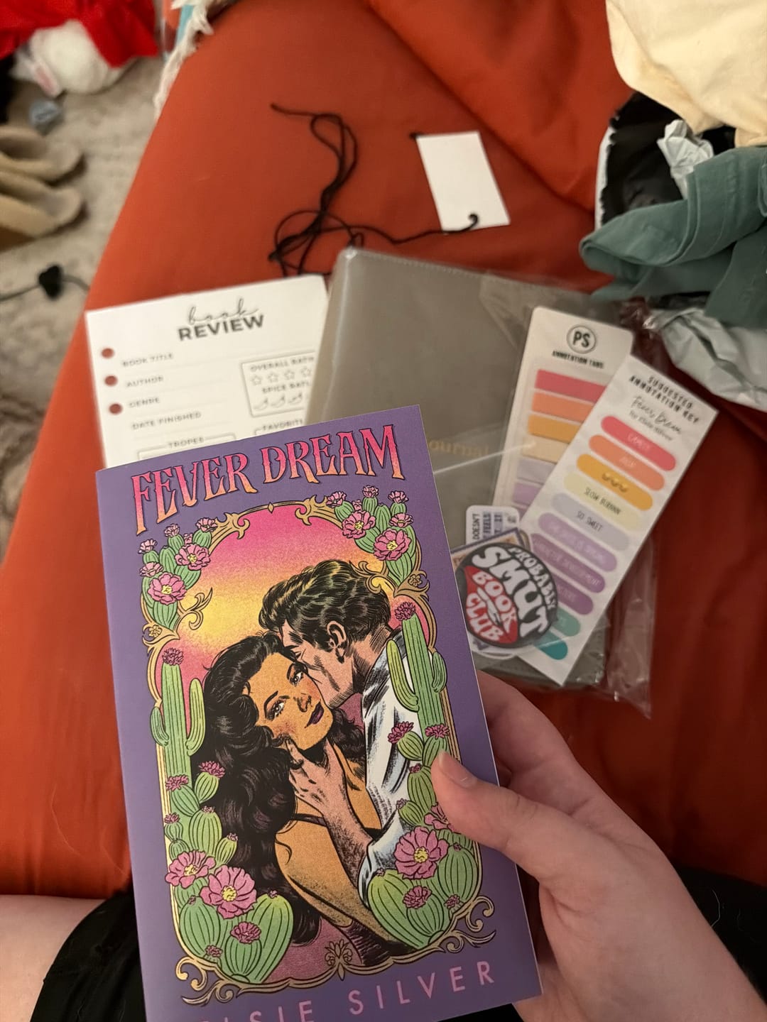 Customer photo review of good girl book club subscription