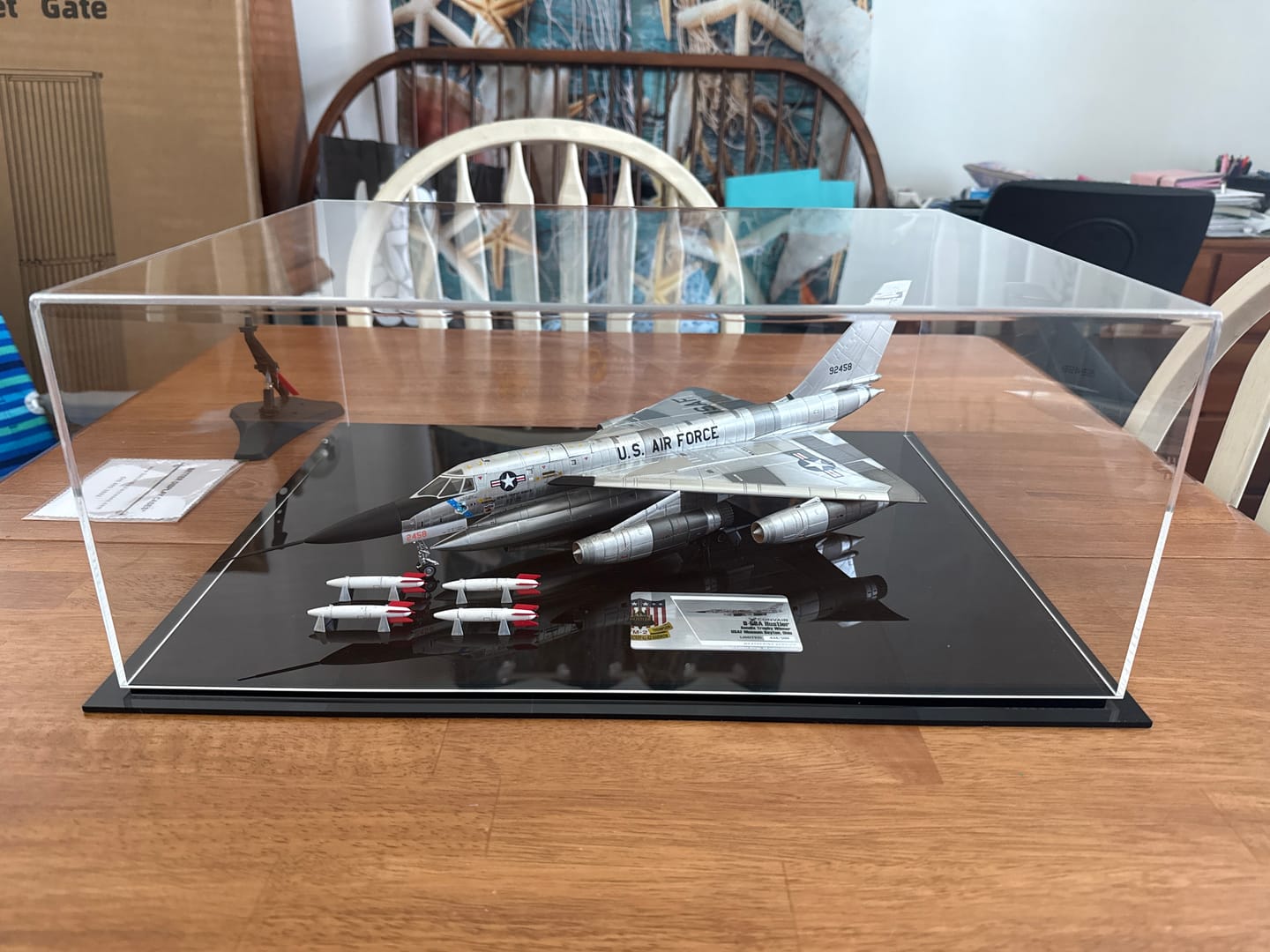 Customer photo review of Acrylic Flat Base Book Display Cases