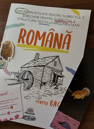 Recenzie cu fotografie de la un client despre Carte Română Bacalaureat Bacademia (temă și viziune, caracterizare, relație) - Ediția II