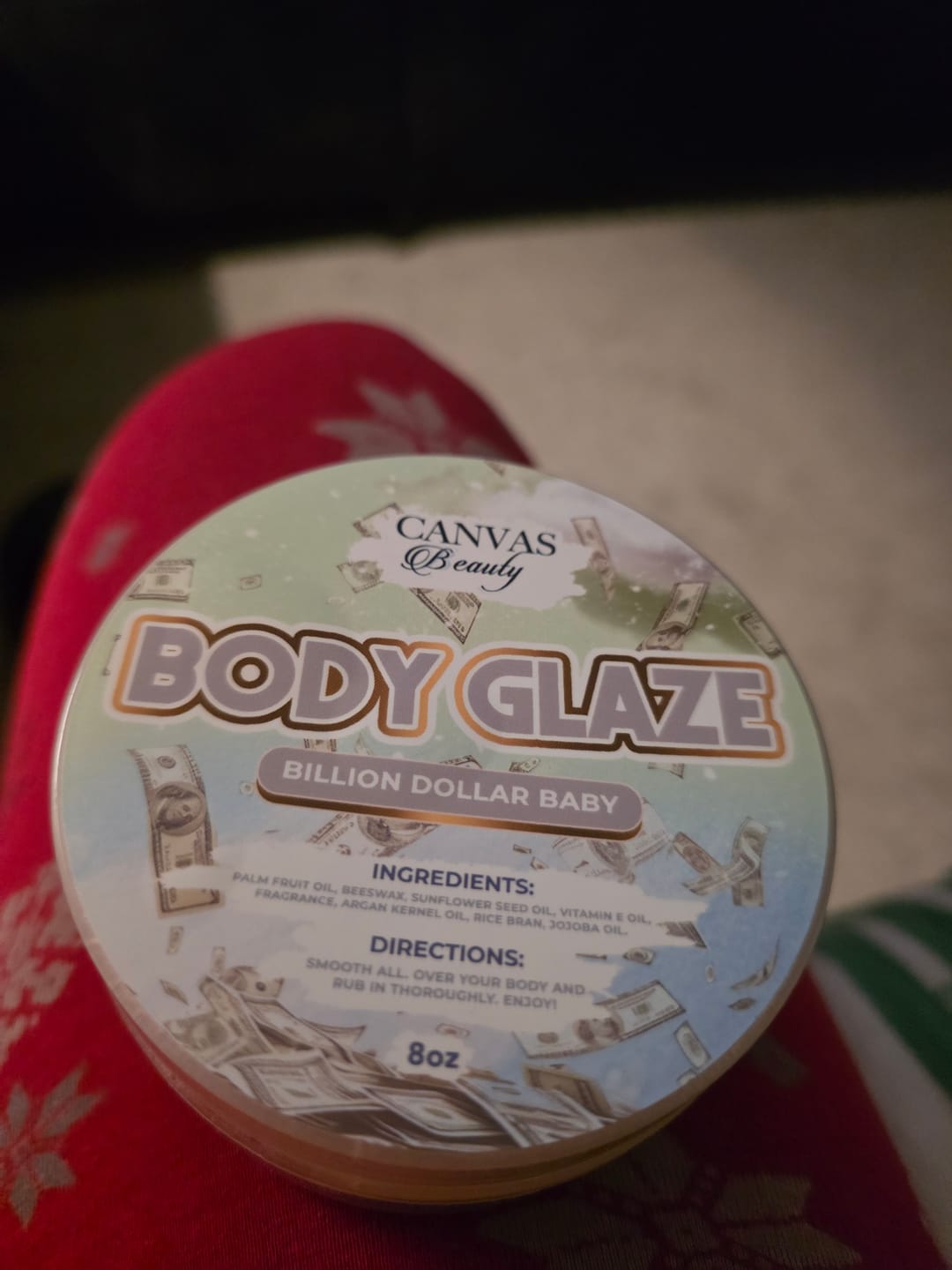 Customer photo review of BODY GLAZE: BILLION DOLLAR BABY