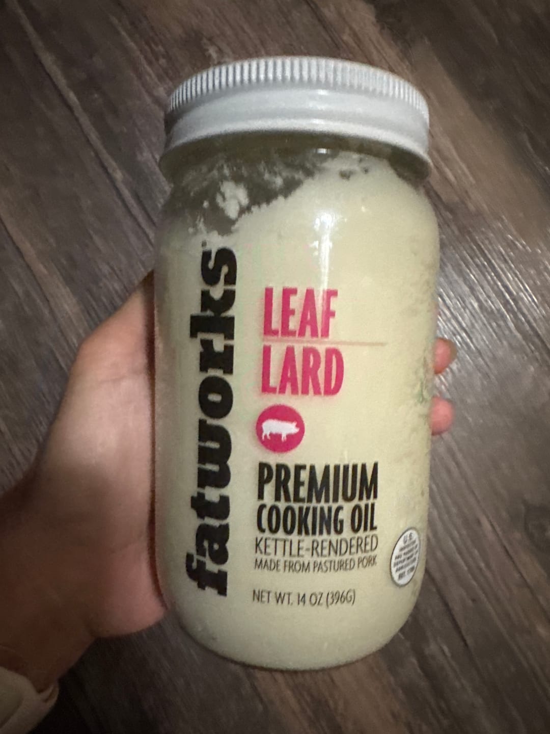 Customer photo review of Pasture Raised Leaf Lard (14 oz)