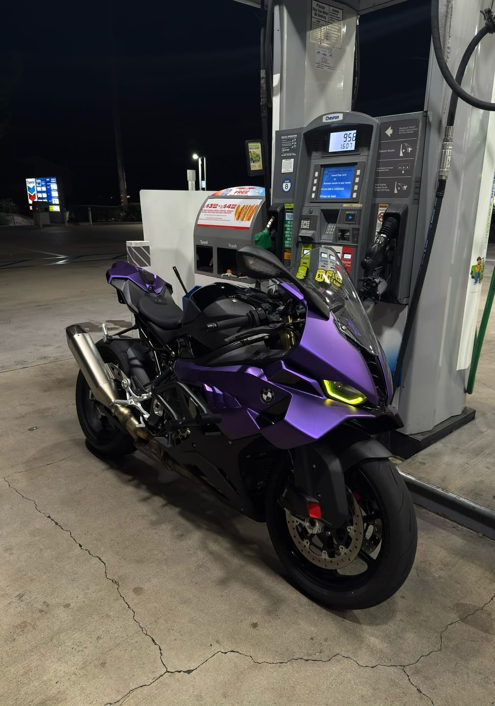 Customer photo review of Matte Metallic Purple Vinyl Wrap