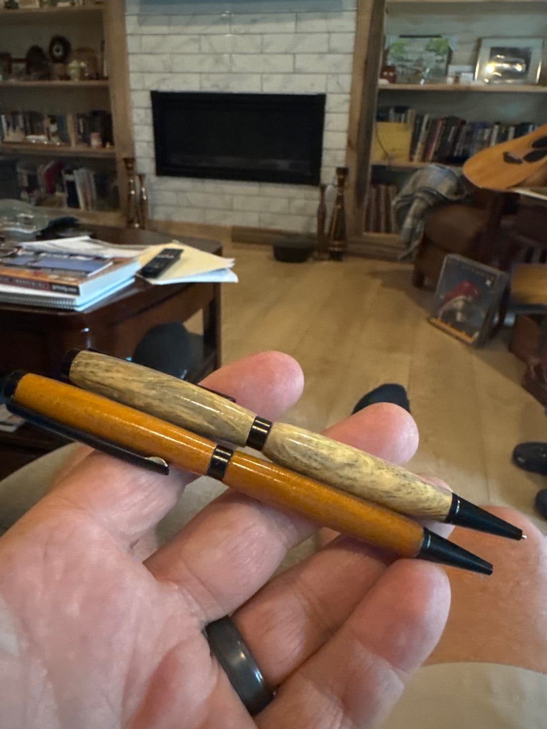 Customer photo review of Defective Tamarind Bowl Blank (with Visible Cracks)