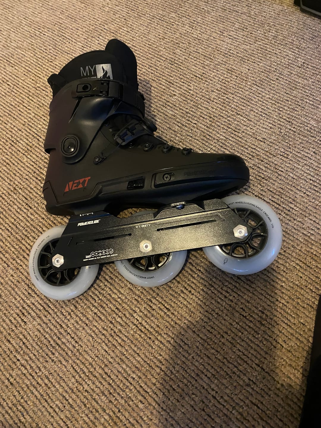 Customer photo review of Powerslide Combat Rocker 3x110 Trinity Frame