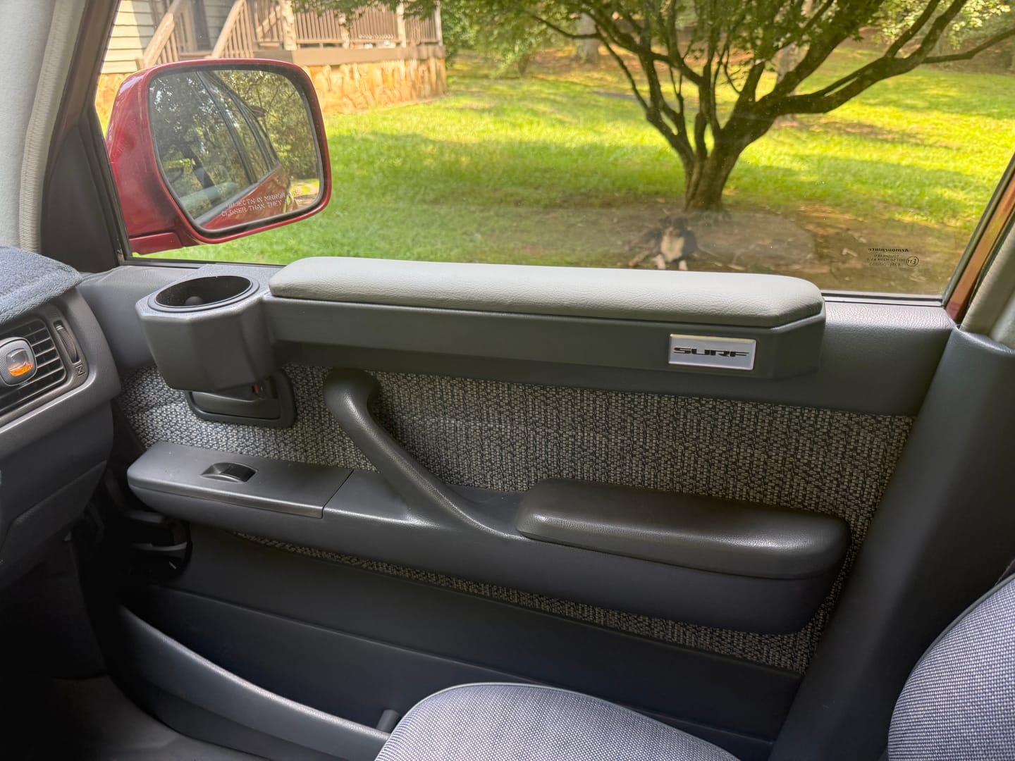 Customer photo review of Cup Holder Armrest Set