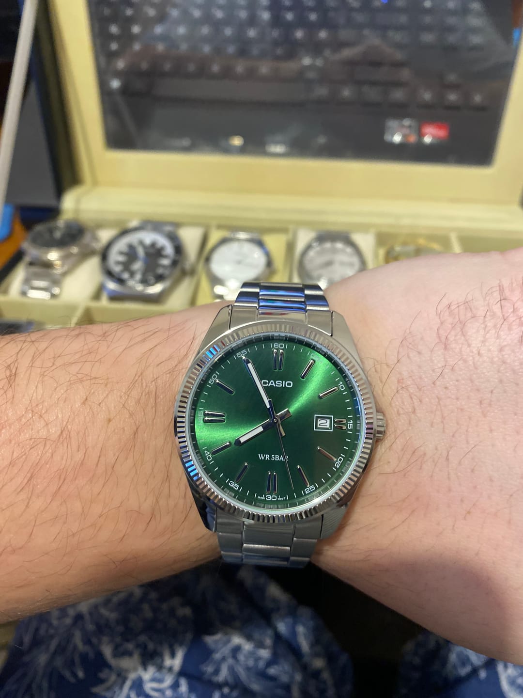 Customer photo review of Reloj Casio Análogo MTP-1302D-3AJF Verde 38,5mm JDM