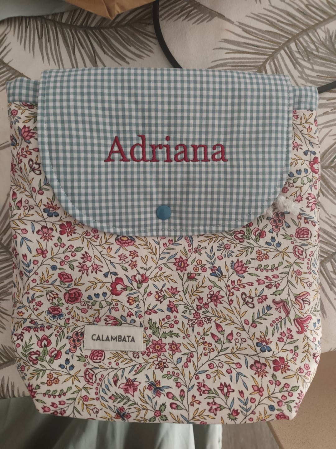 Customer photo review of Mochila personalizada Julieta