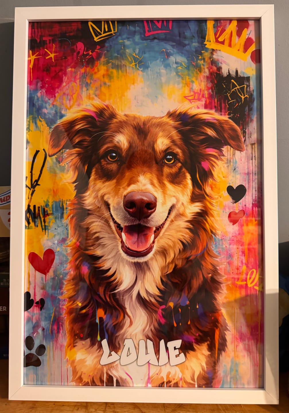 Customer photo review of Graffiti - Personalized Poster
