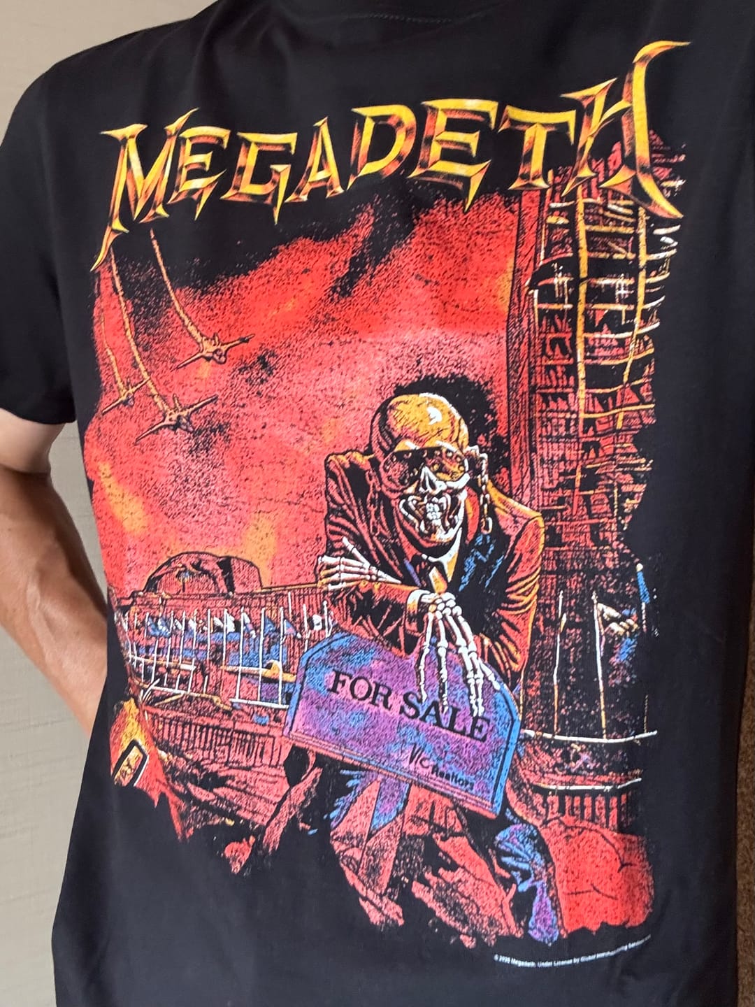 Customer photo review of Megadeth - Peace Sells... But Who’s Buying? - Shortsleeve Shirt