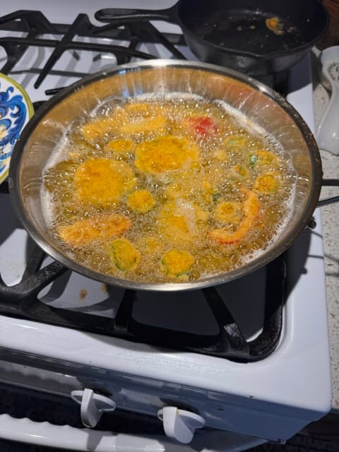 Customer photo review of Hand-Hammered Titanium Pan
