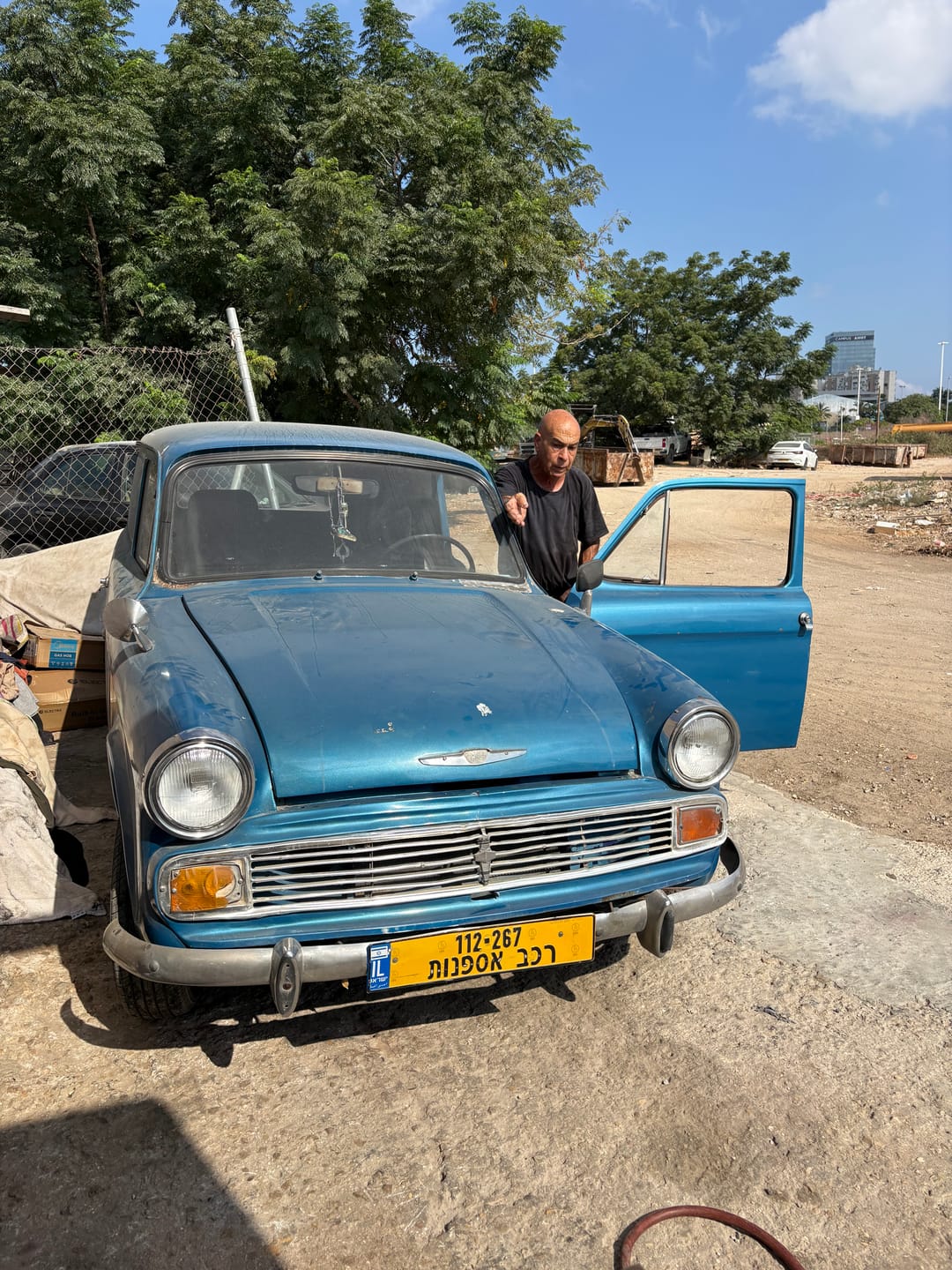 Customer photo review of מנעול הגה פניקס שילד עם פלטה חזק במיוחד
