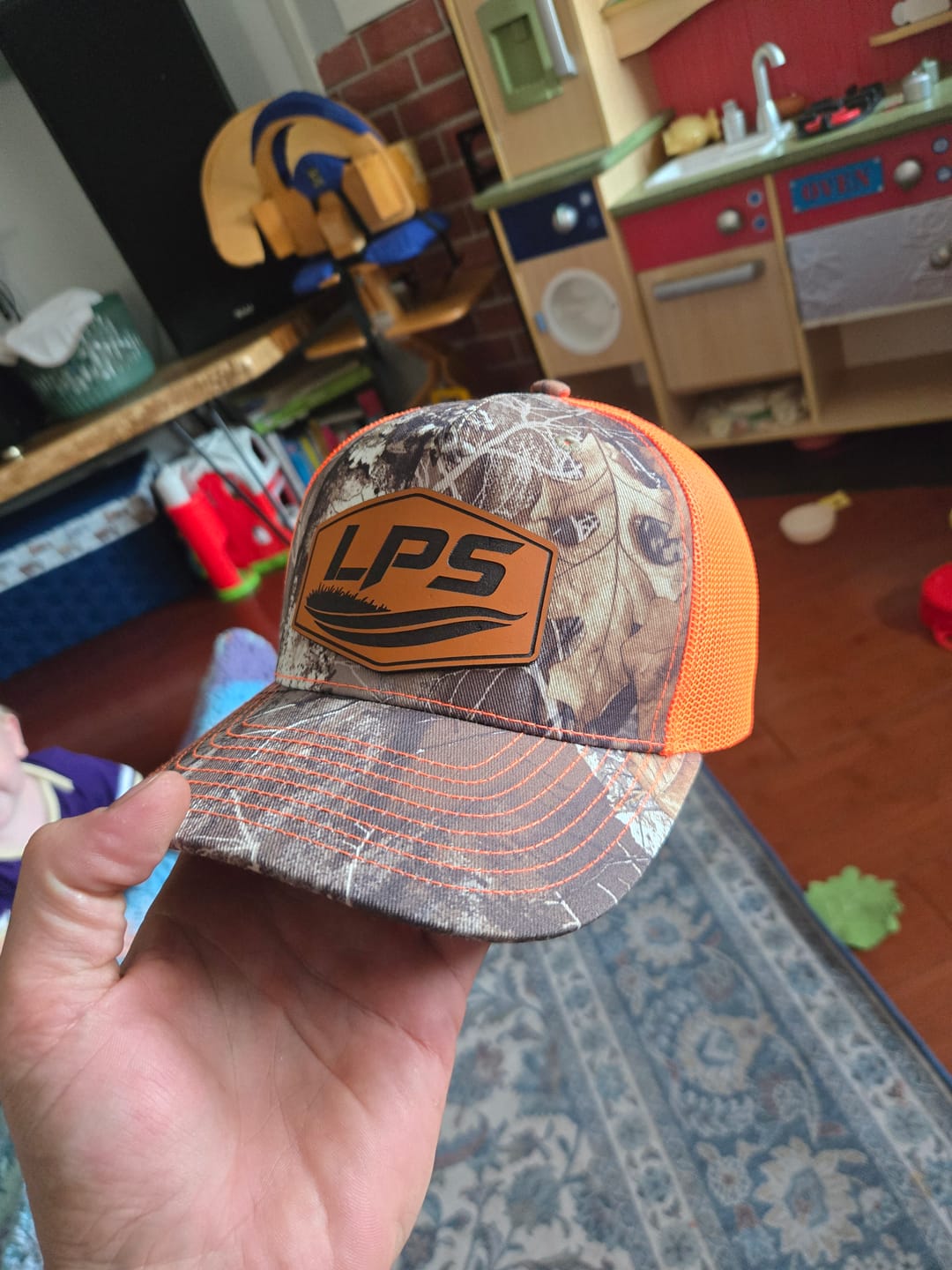 Customer photo review of Richardson 112 Custom Leather Patch Hats