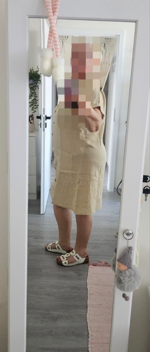 Customer photo review of Robe Chemise Fluide à Boutons