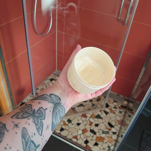 Customer photo review of Body Butter Milky Mango Matcha Latte Kiss