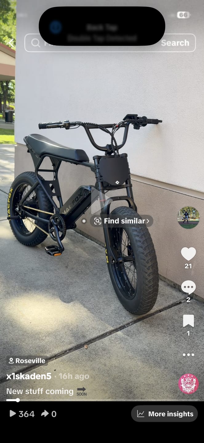 Customer photo review of Macfox X1S Commuter E-bike