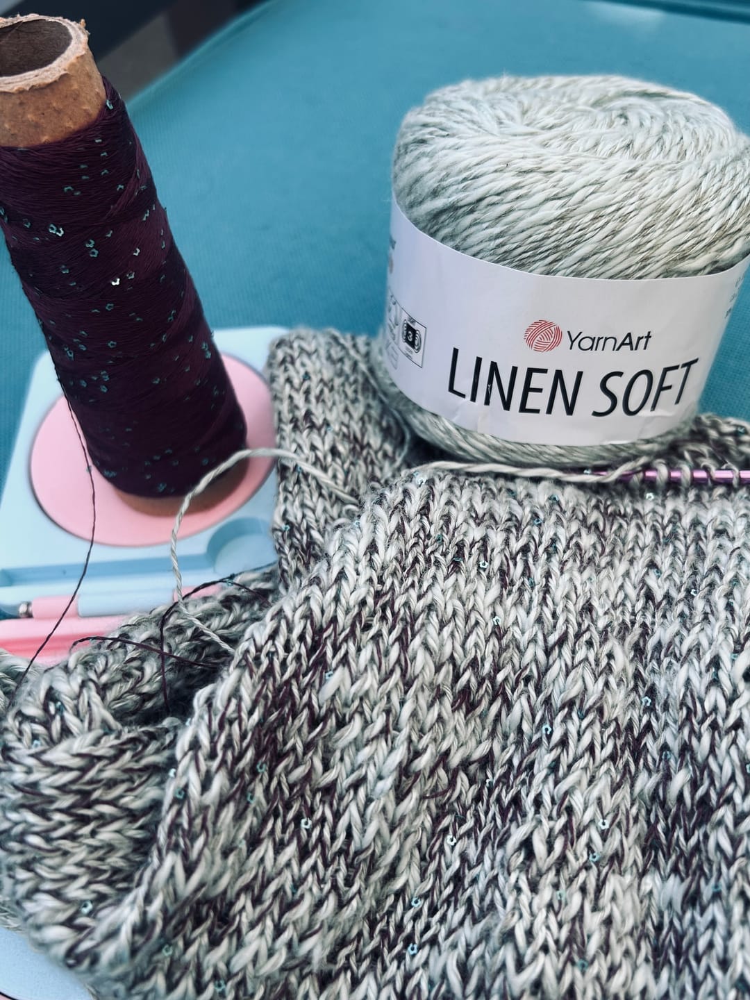 Customer photo review of YarnArt Linen Soft