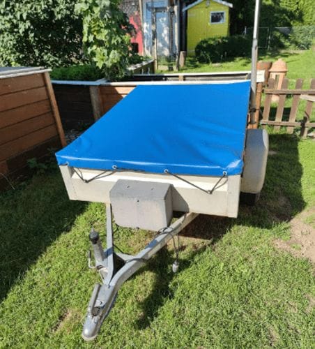 Customer photo review of Anhänger Flachplane 170 x 110 x 7,5 cm