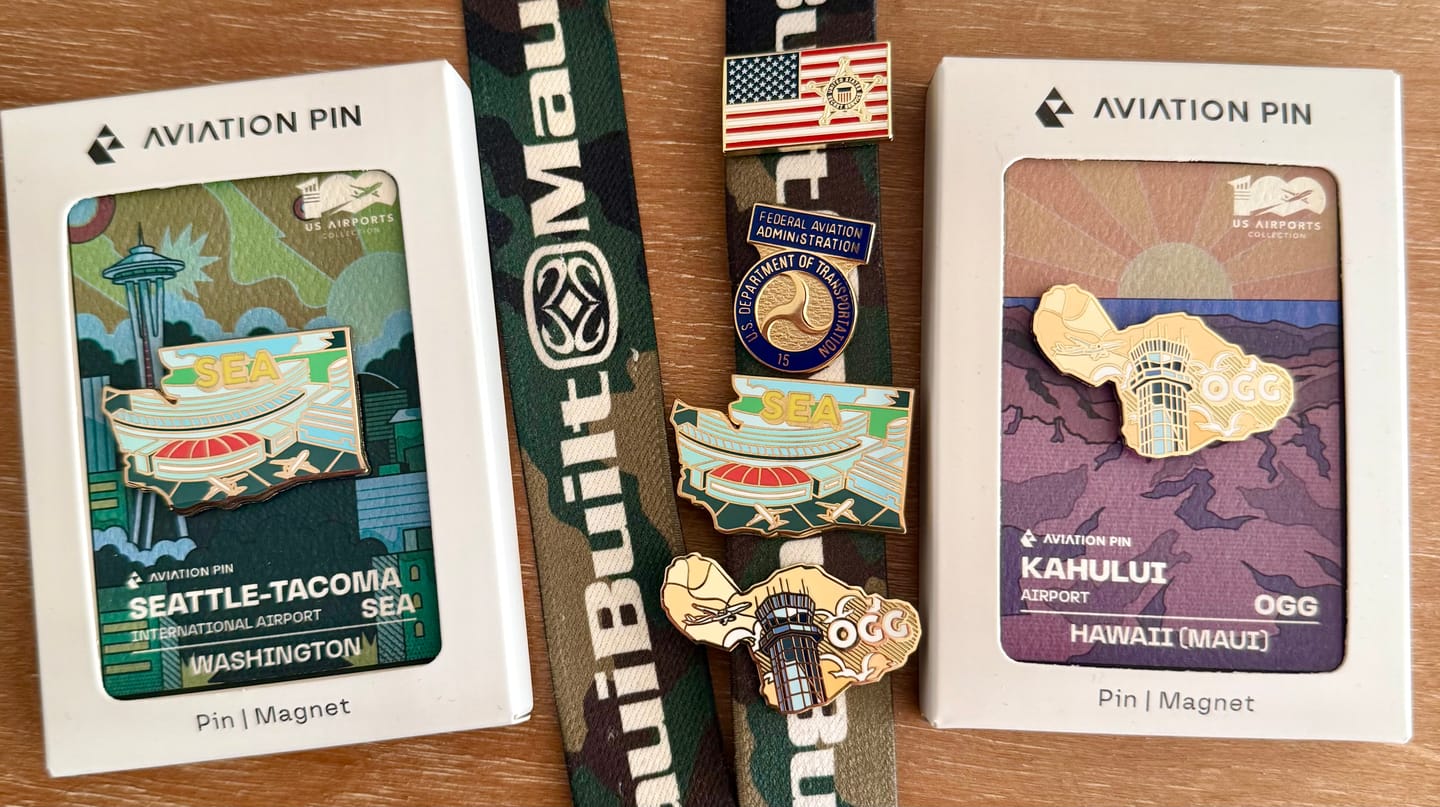 Customer photo review of SEA Airport Pin – Seattle–Tacoma International Airport, Washington