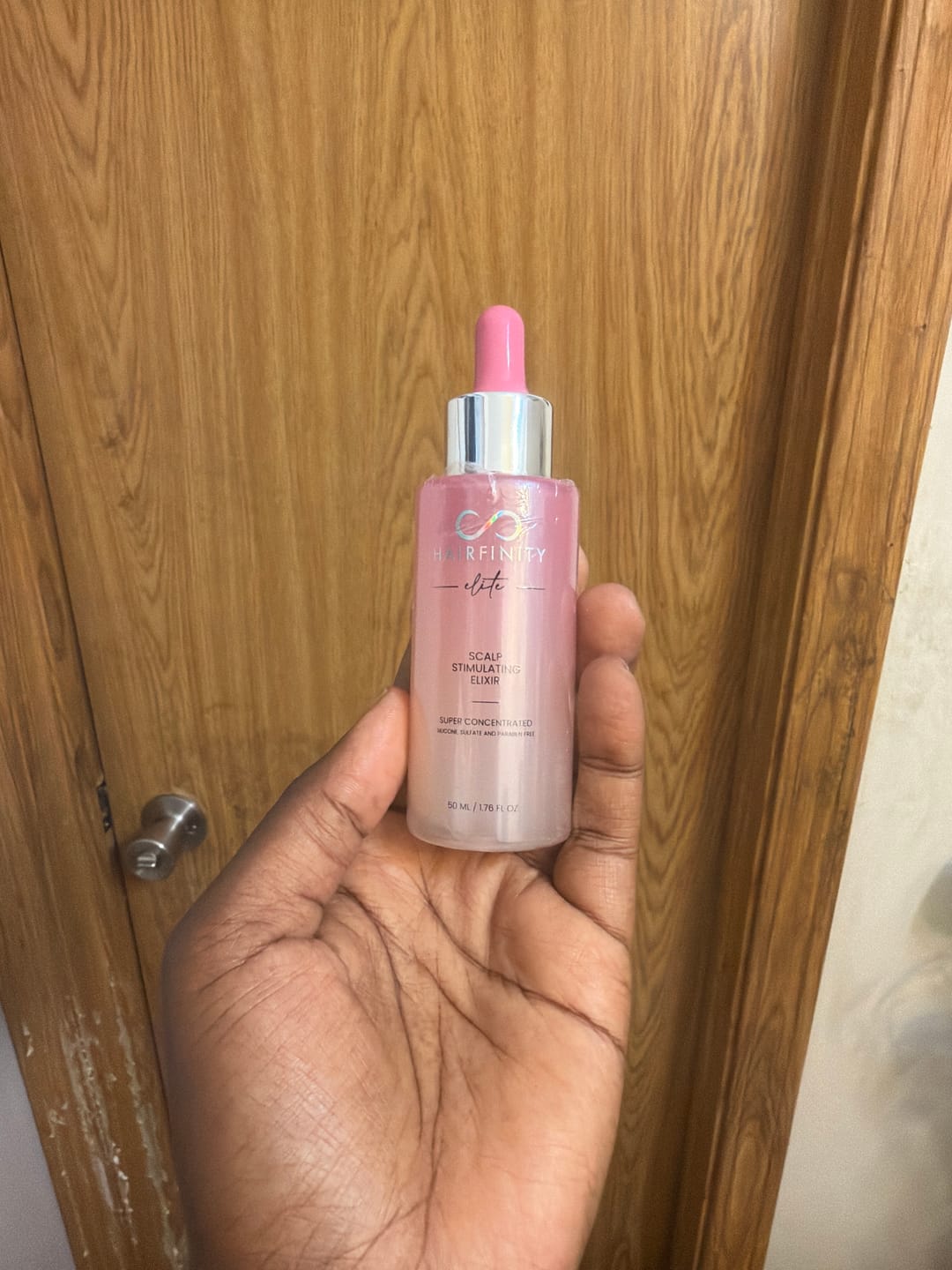 Customer photo review of Scalp Stimulating Elixir