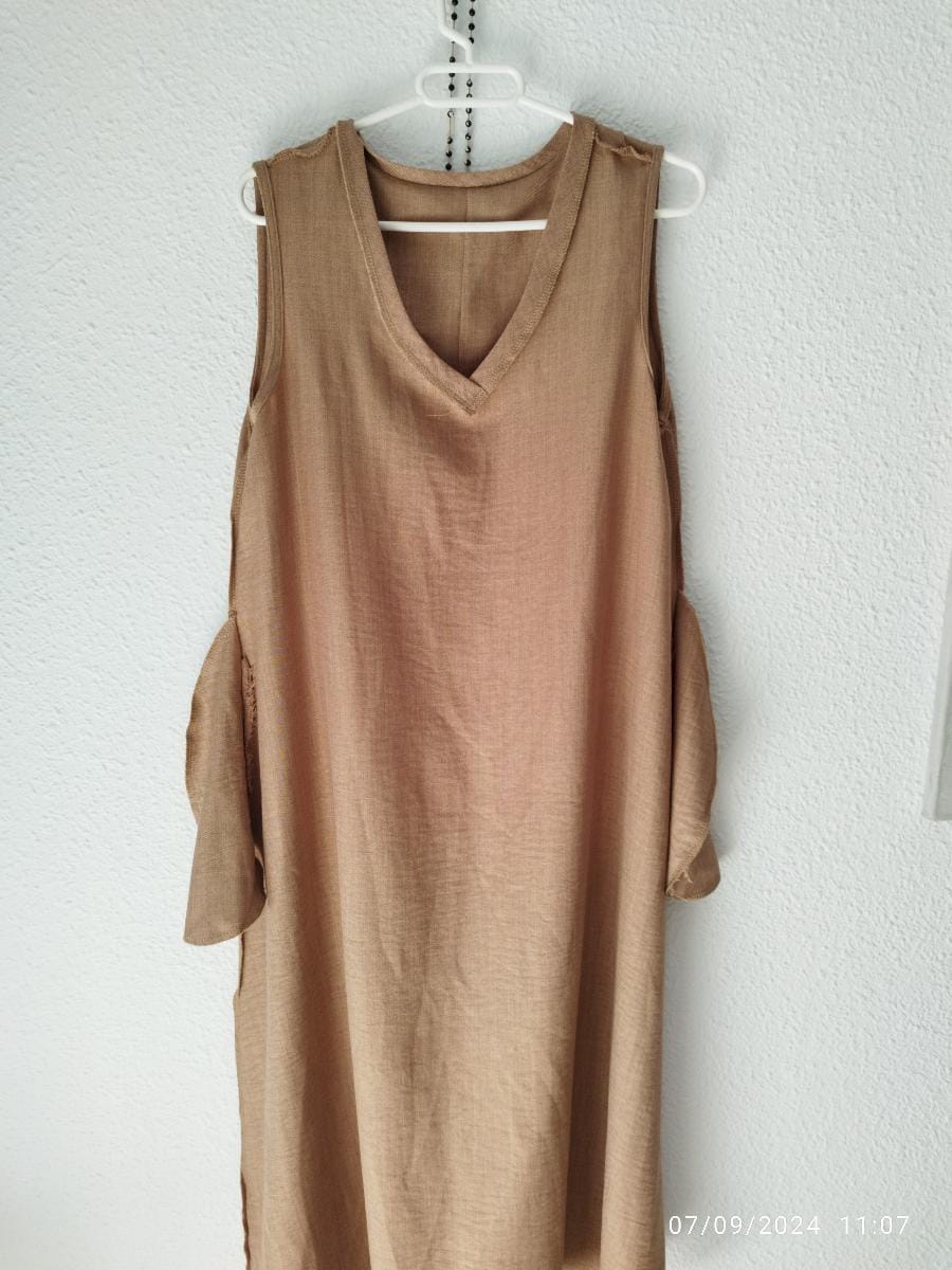 Customer photo review of Robe Longue Fluide à Col V