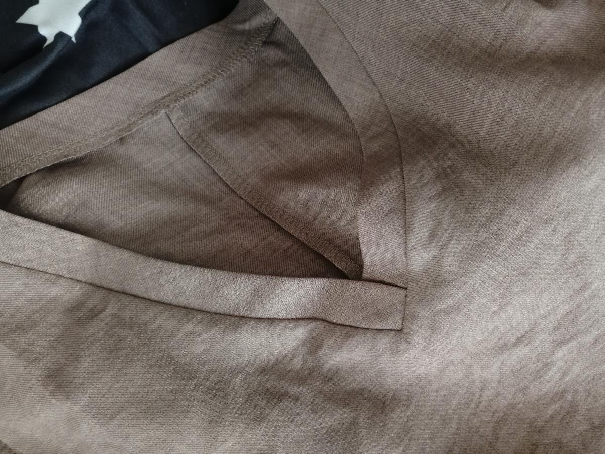 Customer photo review of Robe Longue Fluide à Col V