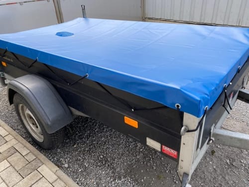 Customer photo review of Anhänger Flachplane 258 x 136 x 8 cm