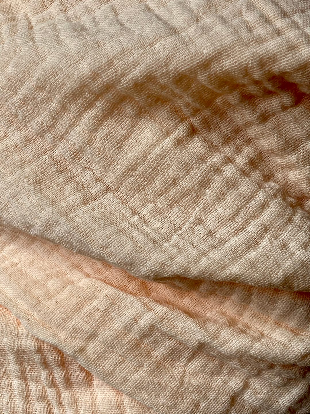 Customer photo review of Special Offer Peach Double Gauze Fabric