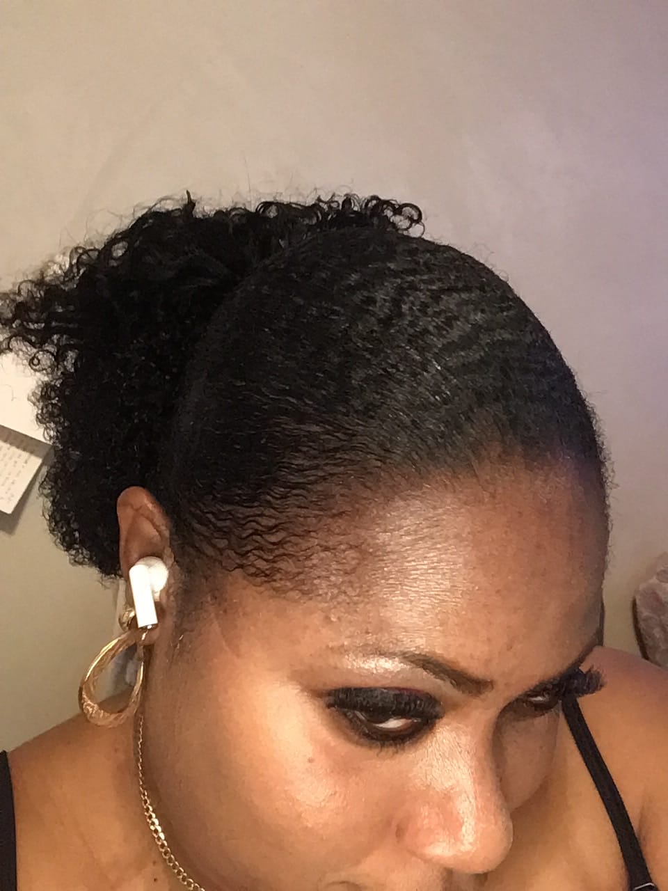 Customer photo review of Aloequench Flaxseed Coiling Jelly