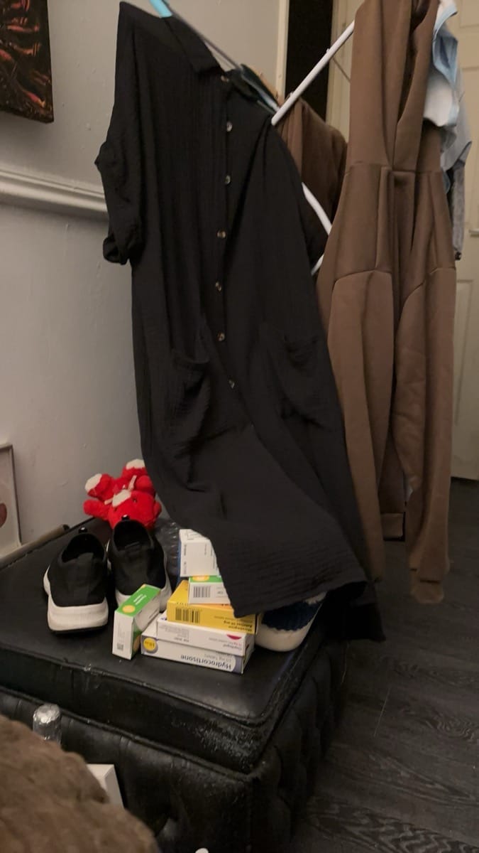 Customer photo review of Robe Chemise Fluide à Boutons