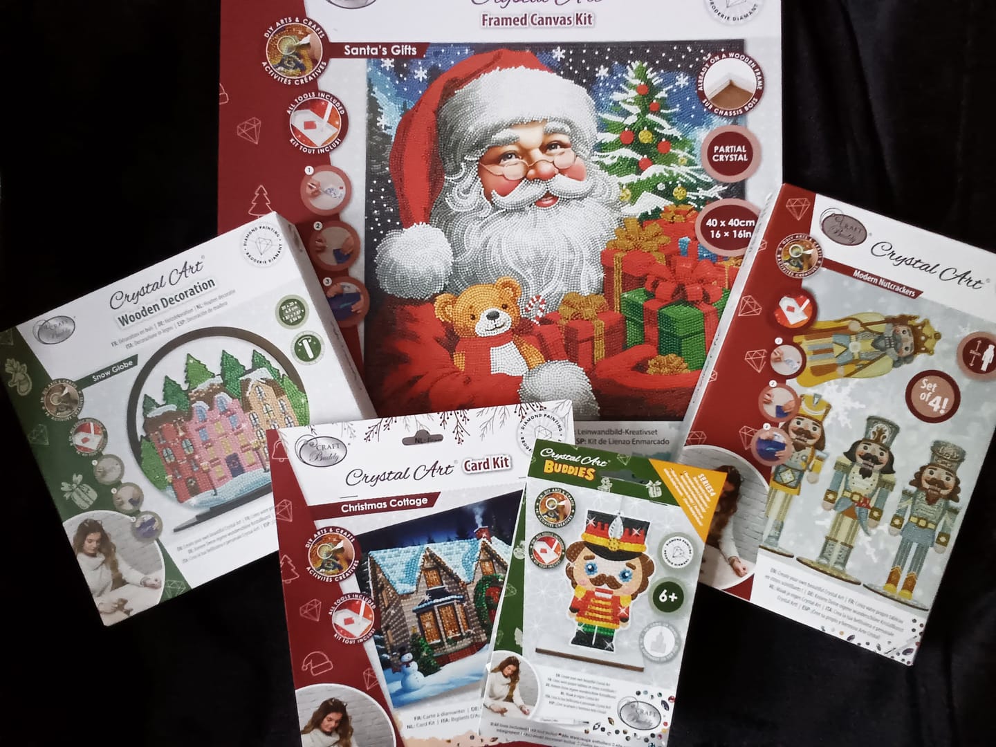 Customer photo review of Christmas Crystal Art Mystery Box
