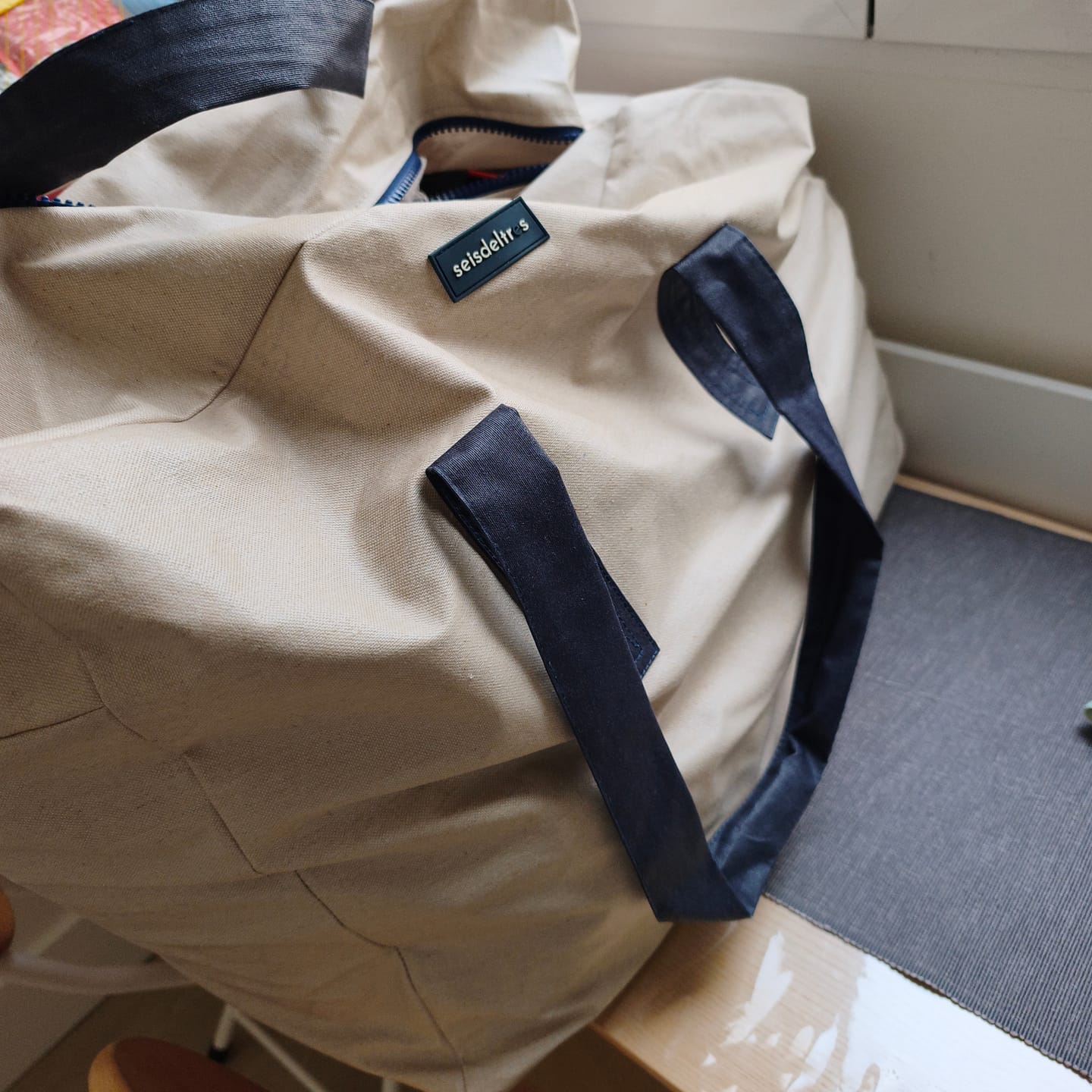 Customer photo review of Bolsa MyBigBag Minivichy Azul Marino